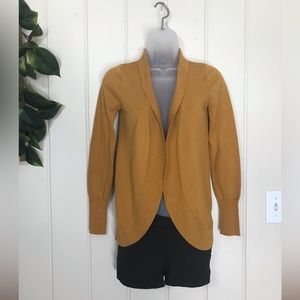 Mossimo Mustard Yellow Knit LS Cardigan Sweater Blouse
Small 4 - 6
52% Nylon
